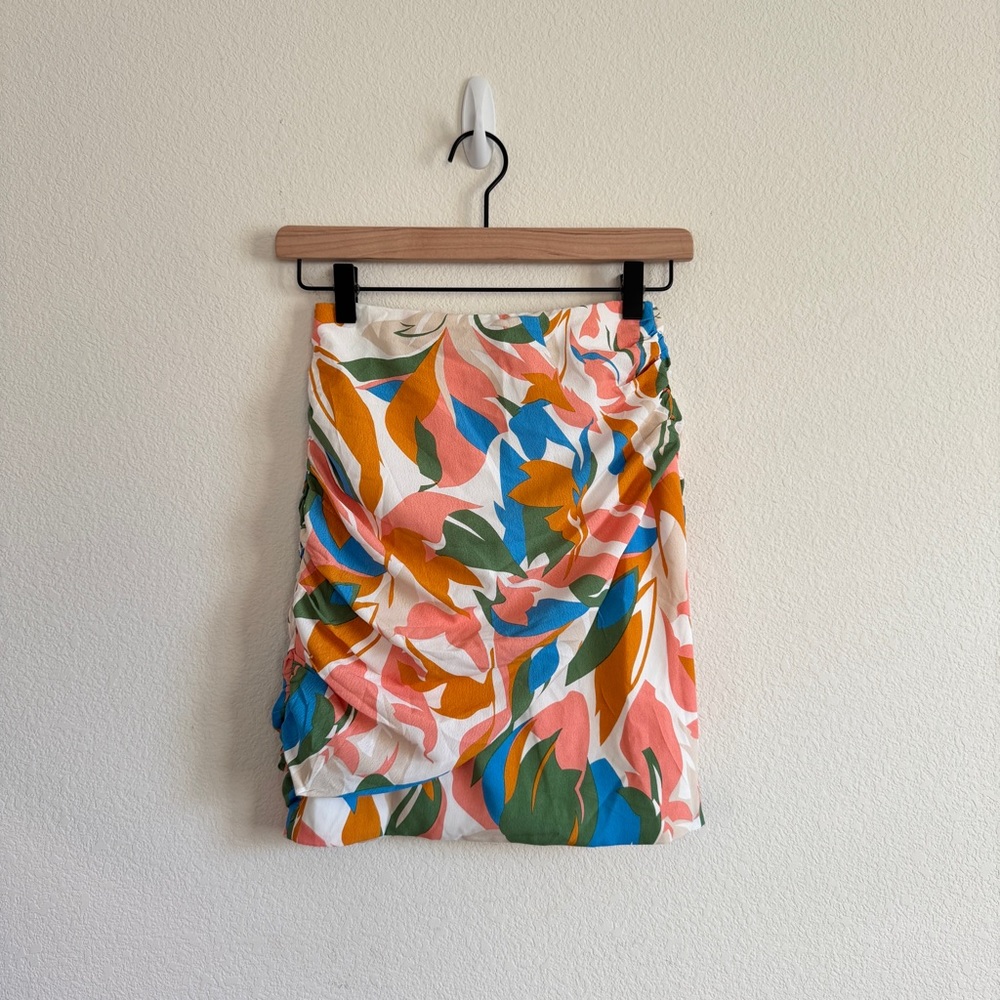 Hello Molly Ruched Bodycon Skirt - Picture 3 of 5